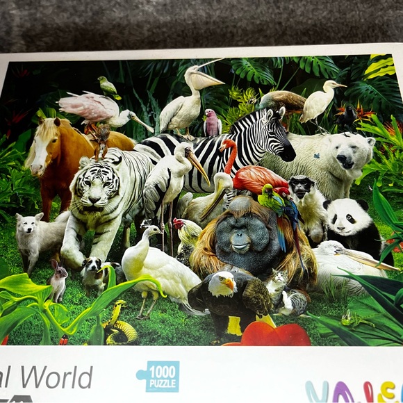 1000 Piece Jigsaw Puzzle Vajeme Animal World - Picture 2 of 6